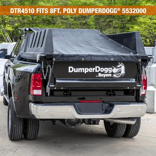 Vista 2 de Buyers Products DTR4510 Kit de Lona Enrollable para Insertos DumperDogg de Polietileno de 8 Pies