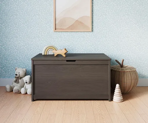 Vista 8 de Child Craft Scout - Juego de muebles convertibles 4 en 1 para cuna de bebé, cómoda con cambiador, silla deslizante y caja de juguetes para bebés