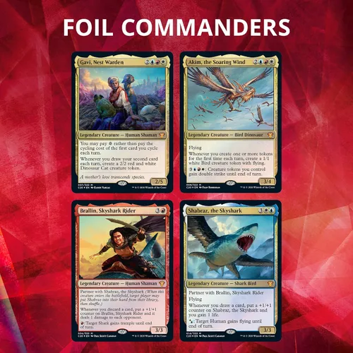 Vista 3 de Magic: The Gathering Ikoria: Juego completo de 5 mazos Lair of Behemoths Commander