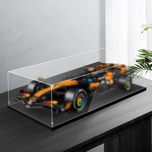 Vista 6 de Vitrina para Lego 42240 Aston Martin Aramco AMR25 F1, 42228 McLaren MCL39 F1, 42207 Ferrari SF-24 F1, 10292 Friends Apartments, 42206, 42141