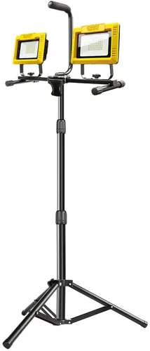 Vista 4 de Feit Electric Luces de trabajo LED portátiles de 60 W con soporte de trípode telescópico, ProSeries de doble cabezal ajustable, enchufable, 6000