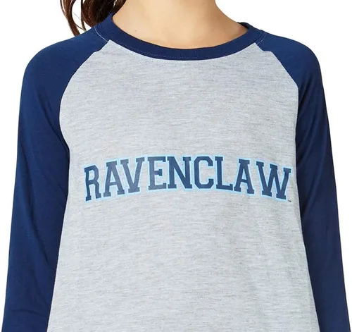 Vista 6 de Camisón de manga larga estilo raglán de Harry Potter para niñas Hogwarts House