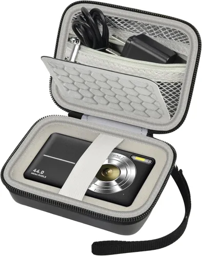 Vista 19 de Estuche protector y de transporte para cámara digital, AbergBest 21 megapíxeles 2.7" LCD recargable HD/Kodak Pixpro/Canon PowerShot ELPH 180/190