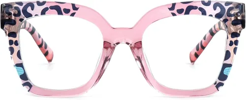 Vista 40 de Zeelool Gafas de luz azul para mujer de moda de tira cuadrada de moda gafas de computadora gafas antifatiga ocular Malcolm JGA000269-22B