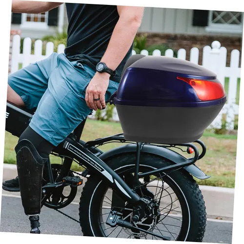 Vista 7 de Vaguelly Tronco de coche eléctrico de motocicleta resistente a la intemperie fácil de instalar para scooter