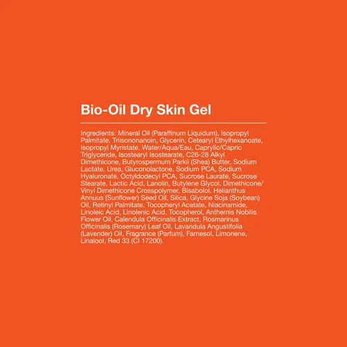 Vista 8 de Bio-Oil Gel para piel seca, hidratante facial y corporal, hidratación de absorción rápida, con emolientes calmantes y vitamina B3, no comedogénico