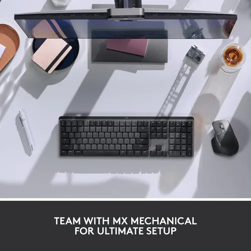 Vista 10 de Logitech Ratón Inalámbrico de Rendimiento MX Master 3S - Grafito Con Receptor Bolt