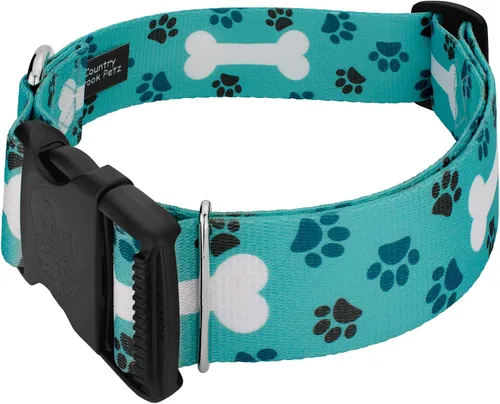 Vista 3 de Country Brook Petz - Collar de lujo Oh My Dog - Colección Dog's Life con 1 diseño divertido (1 1/2 pulgadas, mediano)