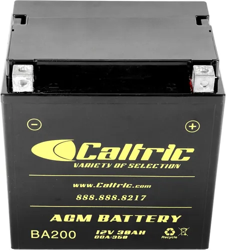 Vista 4 de Batería Agm Caltric Compatible con Polaris Ranger 800 4X4 Efi 2010 2011 2012 2013 2014