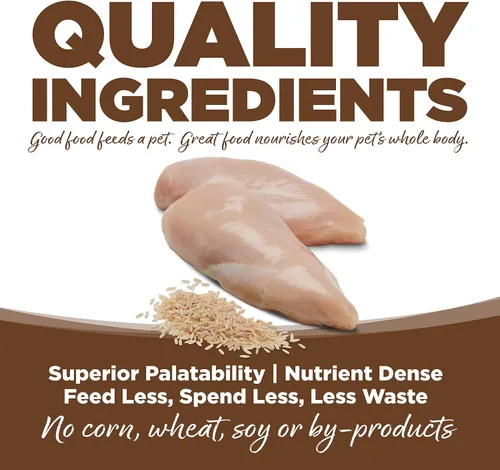 Vista 4 de NutriSource Pure Vita - Alimento seco para perros, pollo y arroz integral, 12 libras