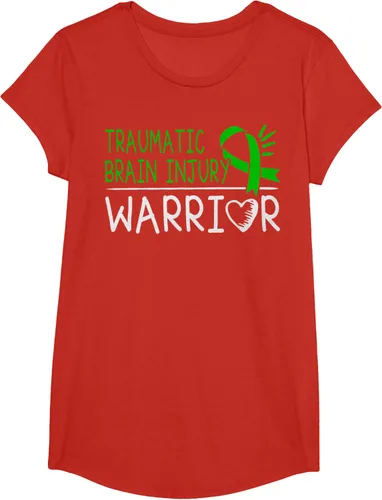 Vista 49 de Camiseta de lesión intracraneal - Camiseta de conciencia TBI, Negro, S
