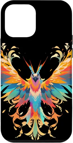 Vista 15 de Funda para iPhone 11 Rising Phoenix Fire Colorful Bird Open Wing Rebirth