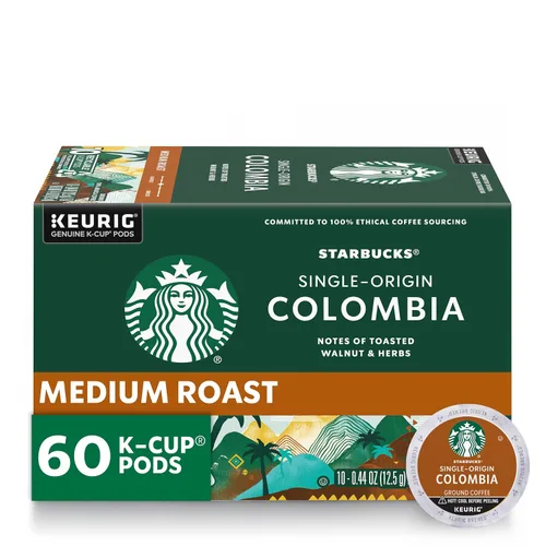 Vista 42 de Starbucks Cápsulas de café K-Cup, café de tostado medio con 2X cafeína mezcla de la casa para cafeteras Keurig, 100% arábica, 6 cajas