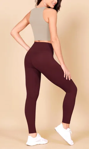 Vista 4 de ODODOS ODLEX - Paquete de 2 leggings de entrenamiento de cintura alta de 78 de longitud para mujer, 2528 pulgadas, pantalones de yoga atléticos