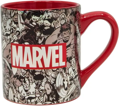 Vista 8 de Silver Buffalo Marvel Deadpool Nerdin Since the 90s Taza de Cerámica Camper, 20 Onzas Desde el, 0.59 Litros