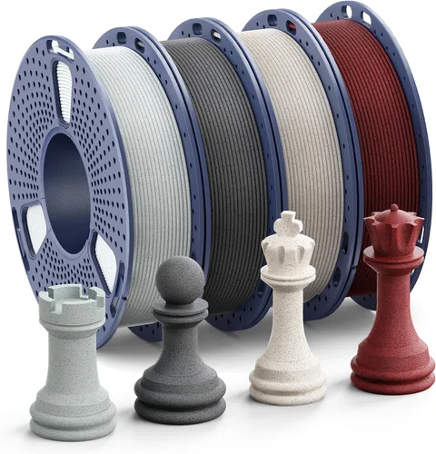 Vista 16 de SUNLU PLA+ 2.0 Filamento 0.07 in, paquete de carrete de 2.2 lbs, filamento de impresora 3D Pla Bundle-1kgx4-2230179
