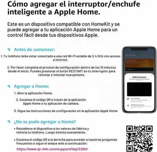 Vista 2 de TP-Link Tapo Apple HomeKit Smart Plug Mini, diseño compacto, 15A/1800W máximo, configuración súper fácil, funciona con Siri, Alexa y Google Home