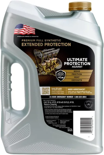 Vista 116 de Valvoline SynPower Full aceite sintético para motor, 1 Cuarto de galón, Ambar