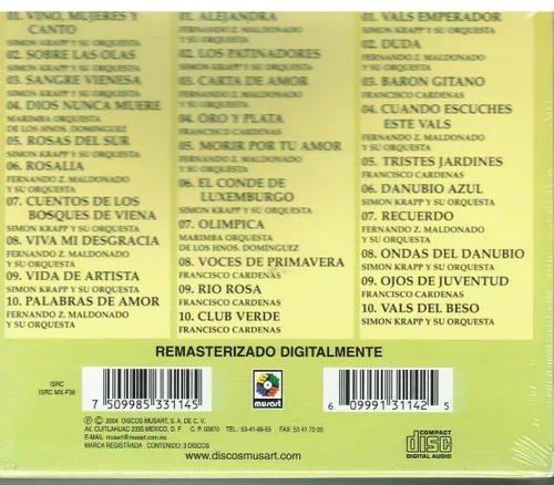Vista 2 de Mejores Valses Coleccion De Oro