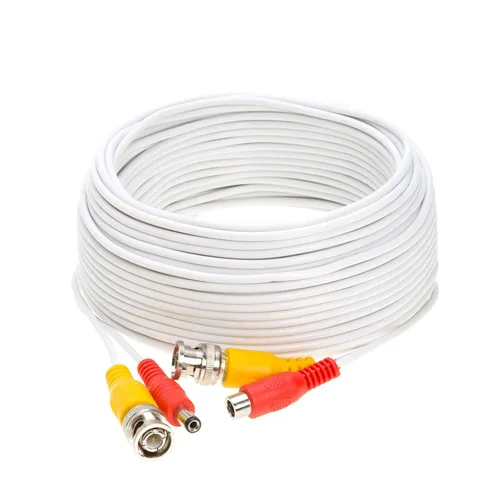 Vista 8 de Cables Direct Online Paquete de 2 cables de extensión de video BNC prefabricados de 10 pies para CCTV, cámara de seguridad, DVR, sistema