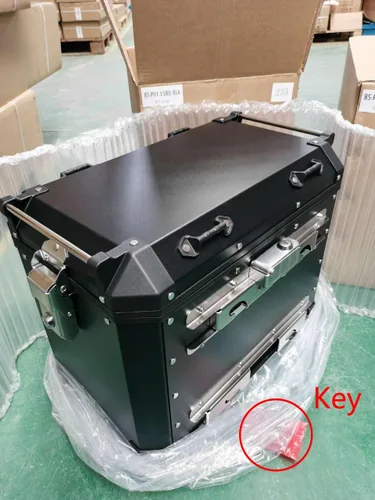 Vista 2 de Fundas laterales de aluminio 42L+36L para BMW F750GS / F850GS 2019-2022, caja de equipaje con soporte de montaje y cerraduras de seguridad