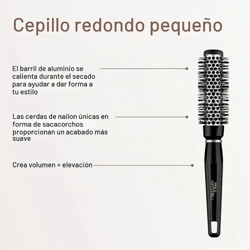 Vista 5 de Paul Mitchell Pro Tools Express Ion - Cepillo redondo de aluminio, para secar todo tipo de cabello