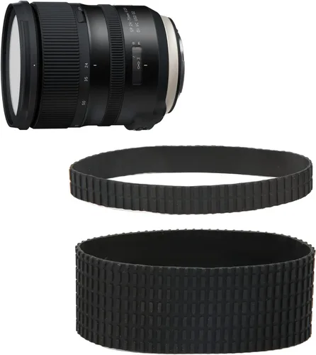 Vista 2 de Fydun Lente Zoom Grip Anillo de goma Lente Agarre de enfoque Anillo de goma Reemplazo de alto rendimiento para Tamron SP 24‑70mm F/2.8 Di VC USD A007