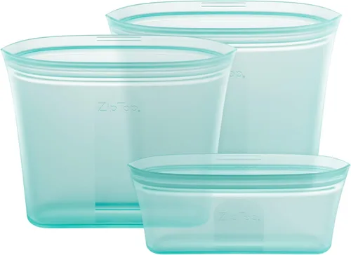 Vista 19 de Zip Top - Contenedores reutilizables de silicón 100 % platino