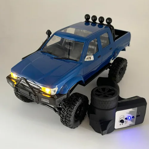Vista 2 de HLSFWDRIVE WPL C64-1 RC Crawler 4x4 RC Camión RC Escala 1/16 Off Road