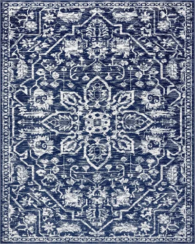 Vista 15 de Well Woven - Alfombra tejida estilo vintage con diseño de medallón, 68 x 120 cm
