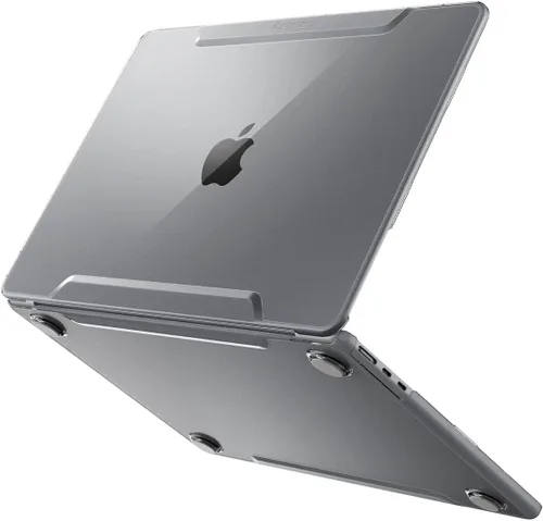 Vista 16 de Spigen Funda rígida transparente para MacBook Air de 15 pulgadas M5 (2026), MacBook Air de 15 pulgadas M4/M3/M2 (2025-2022), ajuste delgado, funda