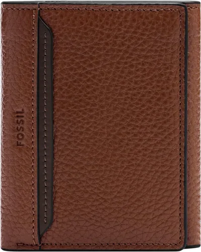Vista 10 de Cartera de piel plegada para hombre Fossil