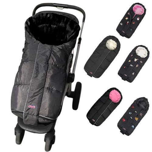Vista 11 de funlife Saco de dormir impermeable para cochecito de invierno, ancho ajustable, ancho ajustable, diseñado para el crecimiento de los niños