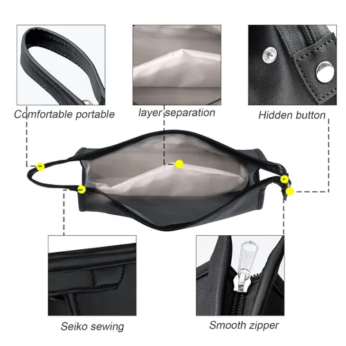 Vista 4 de Funda de viaje para Dyson Airwrap Styler/Shark Flexstyle, funda de transporte portátil para secador de pelo supersónico Dyson, impermeable