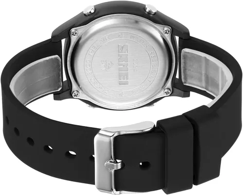 Vista 3 de Gosasa Reloj digital de moda para mujer, reloj multifuncional impermeable deportivo LED para mujer