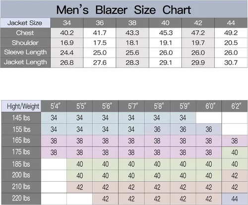 Vista 2 de Blazer para hombre, chaqueta de traje ajustada, abrigos deportivos, chaqueta de vestir formal, 2 botones