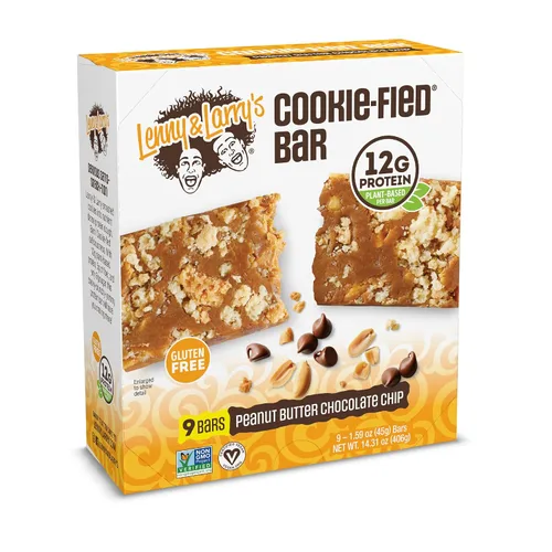 Vista 7 de Lenny & Larry’s Paquete de Variedad de Barras de Proteínas con Sabor a Galleta – 4 Sabores – 8 x 45 g de Barras de Proteínas Veganas – Snacks Altos