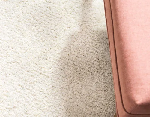 Vista 5 de Unique Loom Studio Solid Shag Collection - Alfombra urbana, moderna, supersuave y de felpa (5' 0x8', rectangular, blanco)