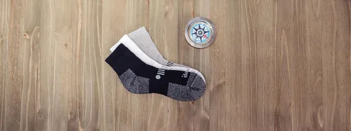 Vista 3 de Jeep Men's Classic Cotton Socks - 3 Pair Pack - Moisture Wicking and Cushioned Comfort