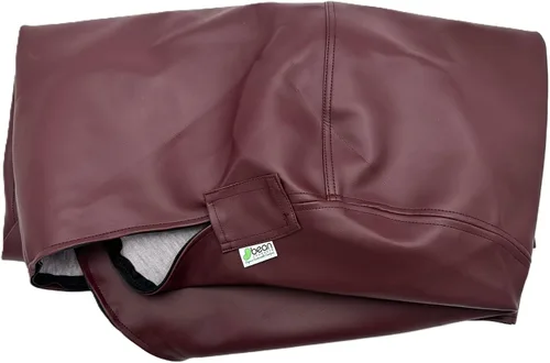Vista 11 de Bean Products Funda de vinilo para puf de barco marino, estilo retro, resistente a la intemperie, para adultos, funda lavable sin relleno, cómoda