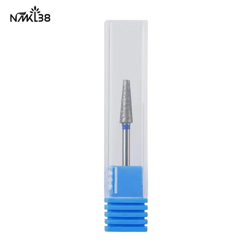 Vista 5 de Broca profesional de carburo para cutícula de uñas con forma de cono de 3/32 pulgadas para herramientas de manicura y pedicura (mediano)