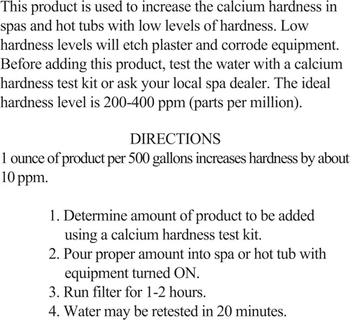 Vista 3 de SpaChoice 1-Quart Premium Increase Calcium, Liquid Calcium Hardness Increaser Hot Tub, Made in USA