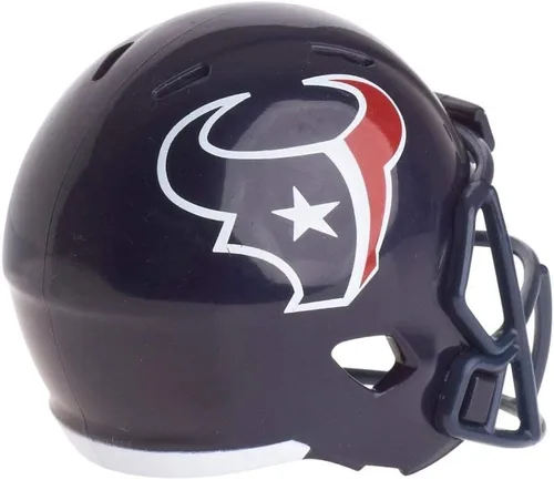 Vista 2 de Houston Texans NFL Riddell Speed Micro - Casco de fútbol americano, tamaño de bolsillo/MINI