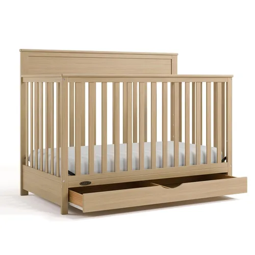 Vista 12 de Graco Shiloh - Cuna convertible 5 en 1 con cajón - Cuna de bebé con certificación GREENGUARD Gold hecha de madera, se convierte en cama infantil