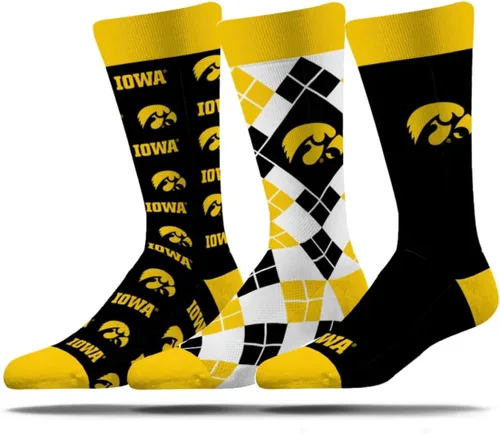 Vista 23 de Strideline Calcetines de vestir NCAA para hombre - The Executive paquete de 3 - Talla única para la mayoría Blue and Orange