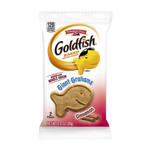 Vista 17 de Goldfish Colors Cheddar Galletas horneadas para aperitivos, bolsa de 6.6 onzas