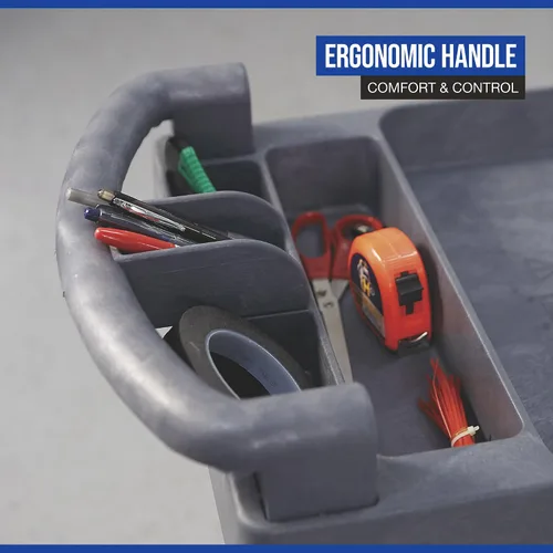 Vista 4 de Strongway Carrito utilitario de 500 libras con mango ergonómico, carrito de carga de construcción de espuma estructural sin mantenimiento