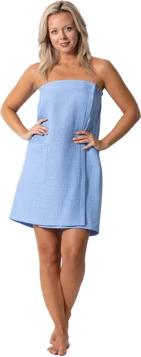 Vista 47 de Robe Direct Quick Dry, Lightweight Waffle Spa/Bath Wrap with Adjustable Closure & Elastic Top