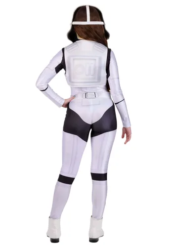 Vista 6 de Disfraz Deluxe de Mujer Stormtrooper de Star Wars Multicolor