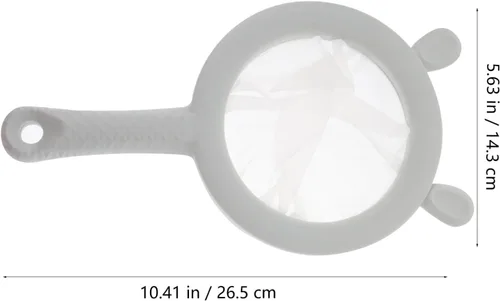 Vista 7 de Colador de malla ultra fina de cocina, 3 piezas, colador de malla fina con asa, herramienta de cocina para leche de soja, café, yogur, jugo, hoja